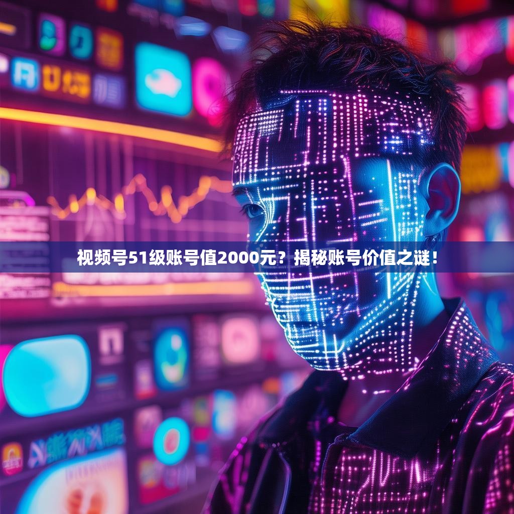 视频号51级账号值2000元?揭秘账号价值之谜!