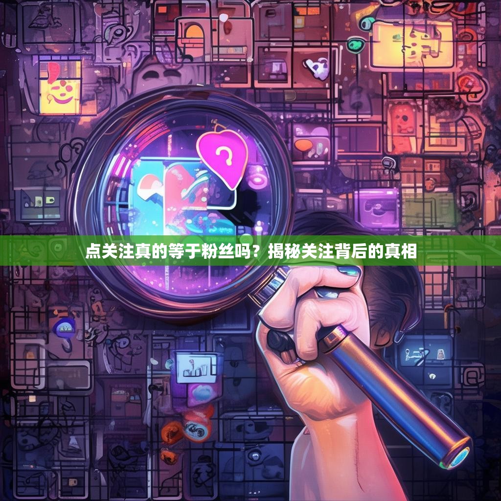 点关注真的等于粉丝吗？揭秘关注背后的真相