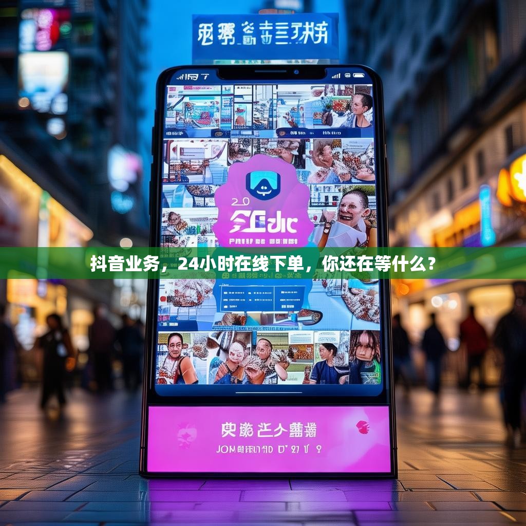 抖音业务，24小时在线下单，你还在等什么？