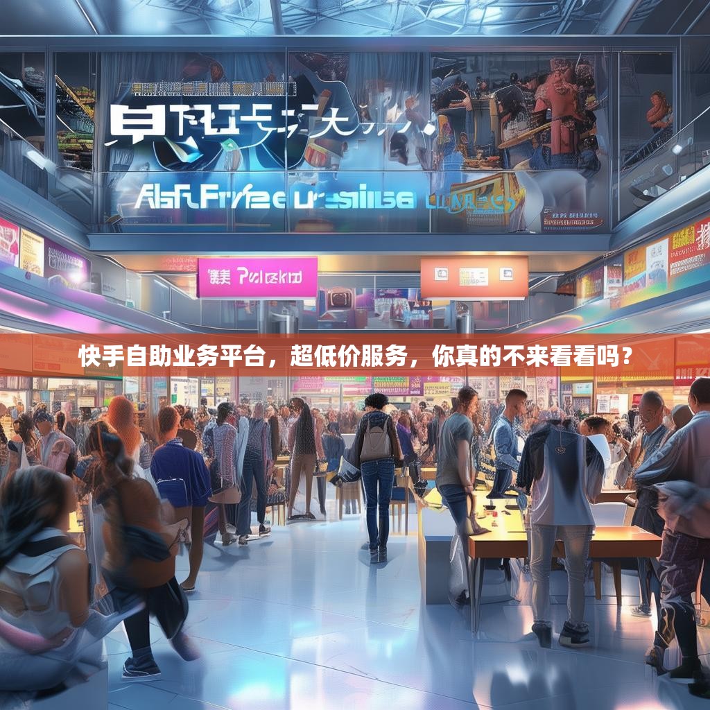 快手自助业务平台，超低价服务，你真的不来看看吗？
