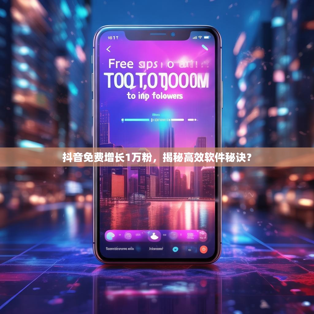 抖音免费增长1万粉，揭秘高效软件秘诀？